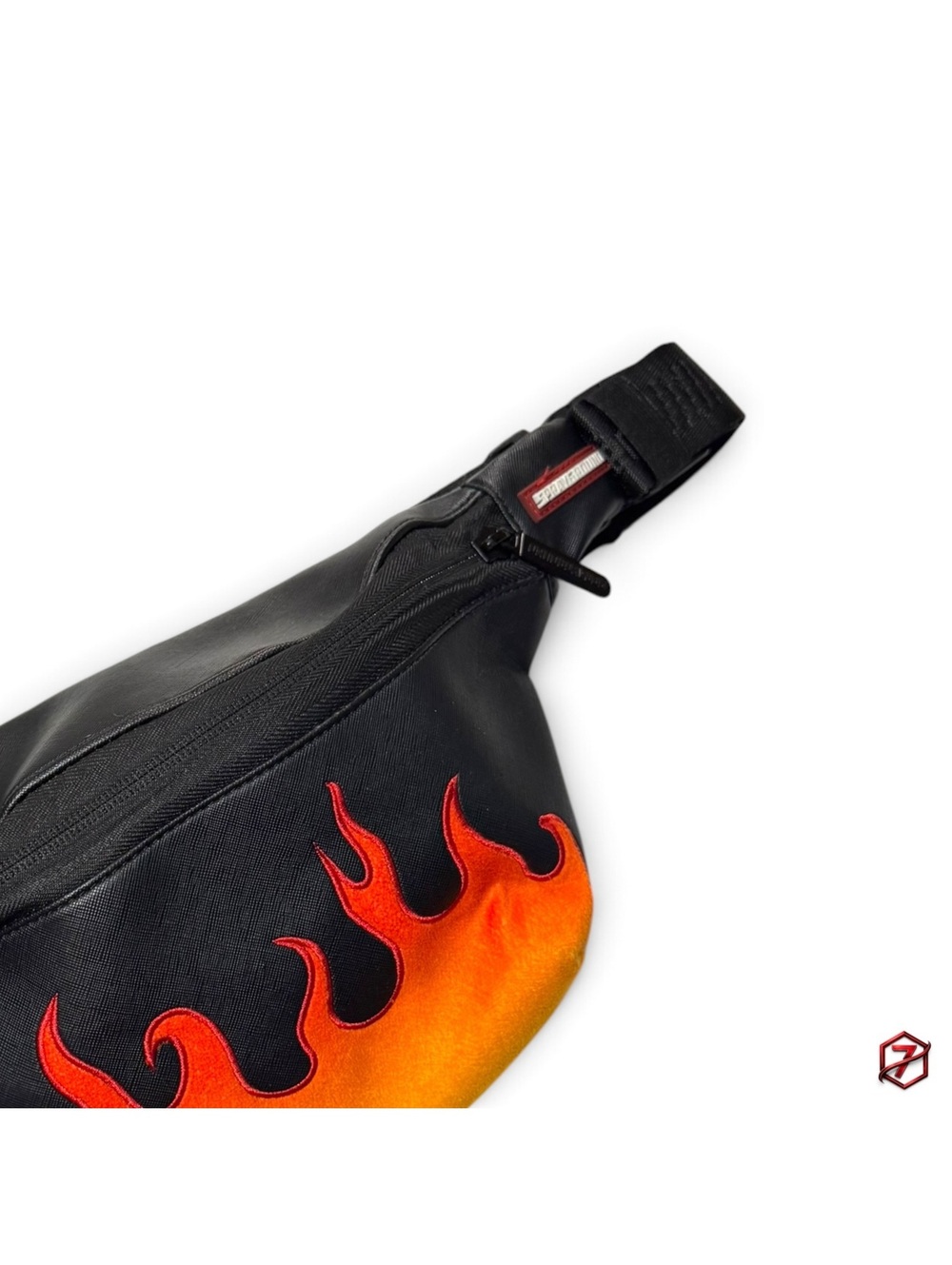 Sprayground x CREAM Fire Crossbody Bag FW18 Flame Waist Fanny Pack